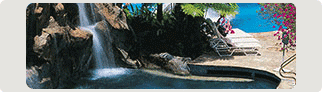 Disney Vacation Club Destination: Hotel pool with waterfall