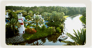 Aerial View of Waterways Beside Disney's Old Key West Resort