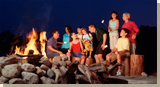Resort Activities: Relaxing by the fire on a Disney's Vero Beach Resort vacation